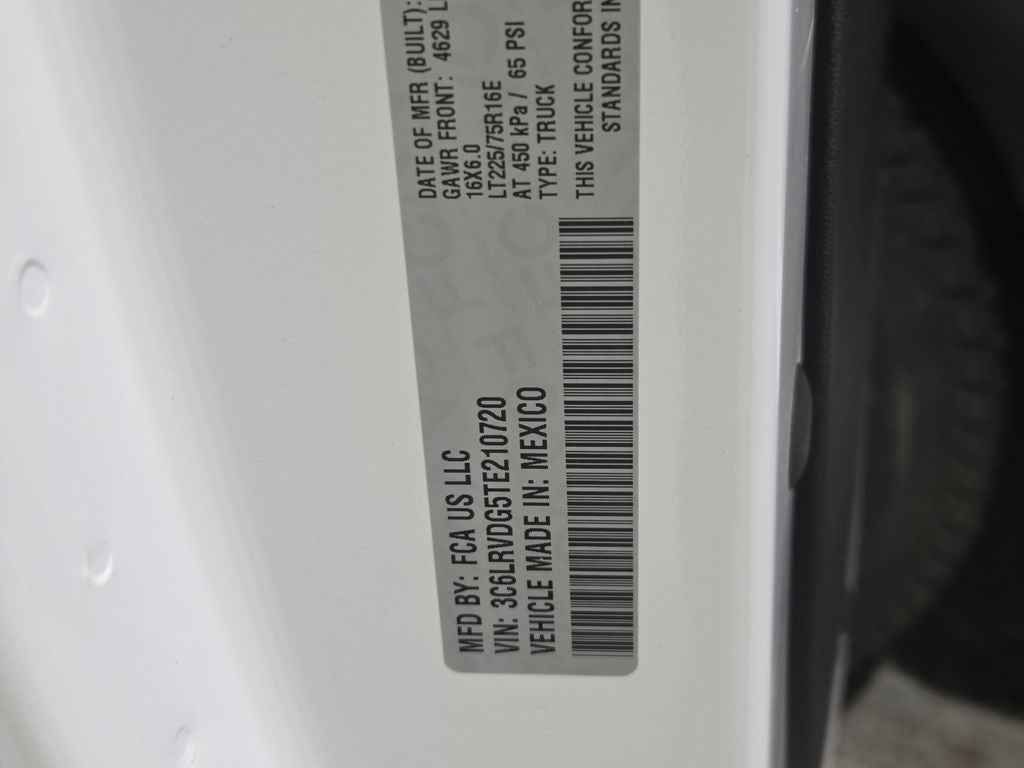 2026 RAM ProMaster 2500 High Roof