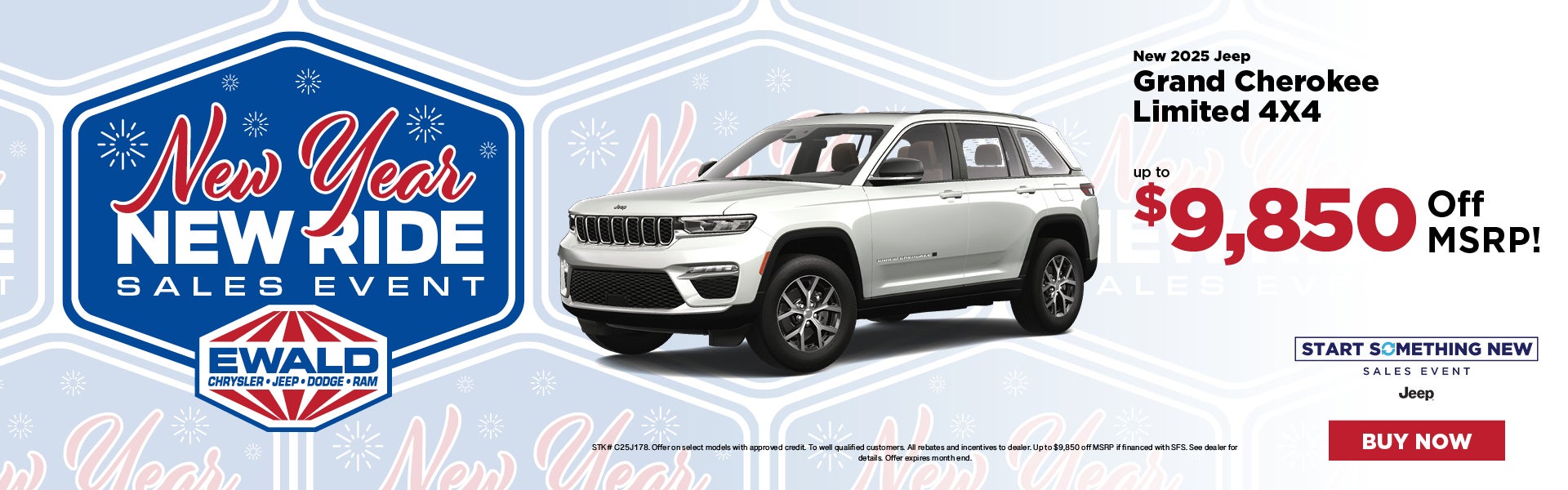 2025 Jeep Grand Cherokee Limited 4xx4 get $9,850 off MSRP