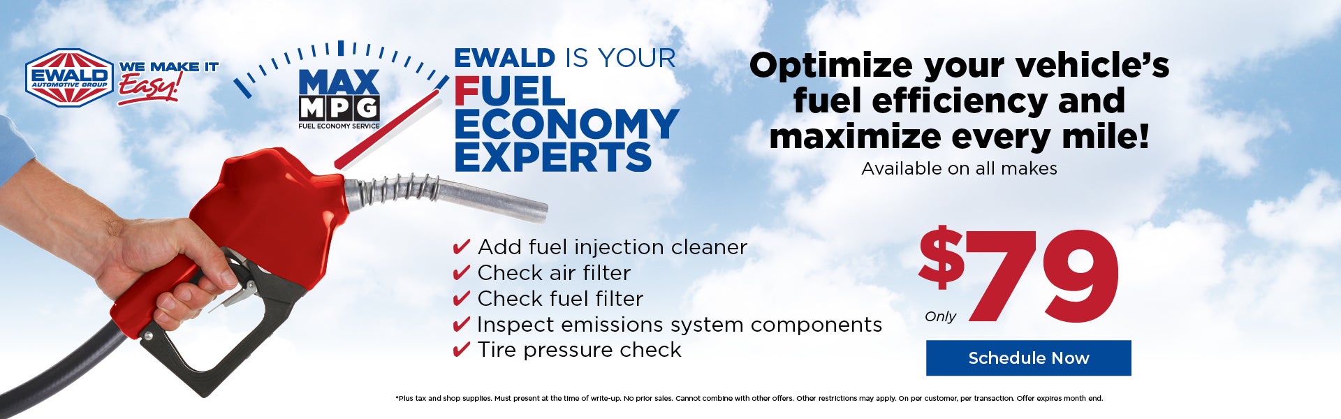 Ewald Max MPG Fuel Efficiency 