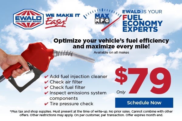 Ewald Max MPG Fuel Efficiency 