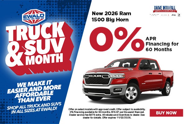 2026 Ram 1500 Big Horn 0% APR 