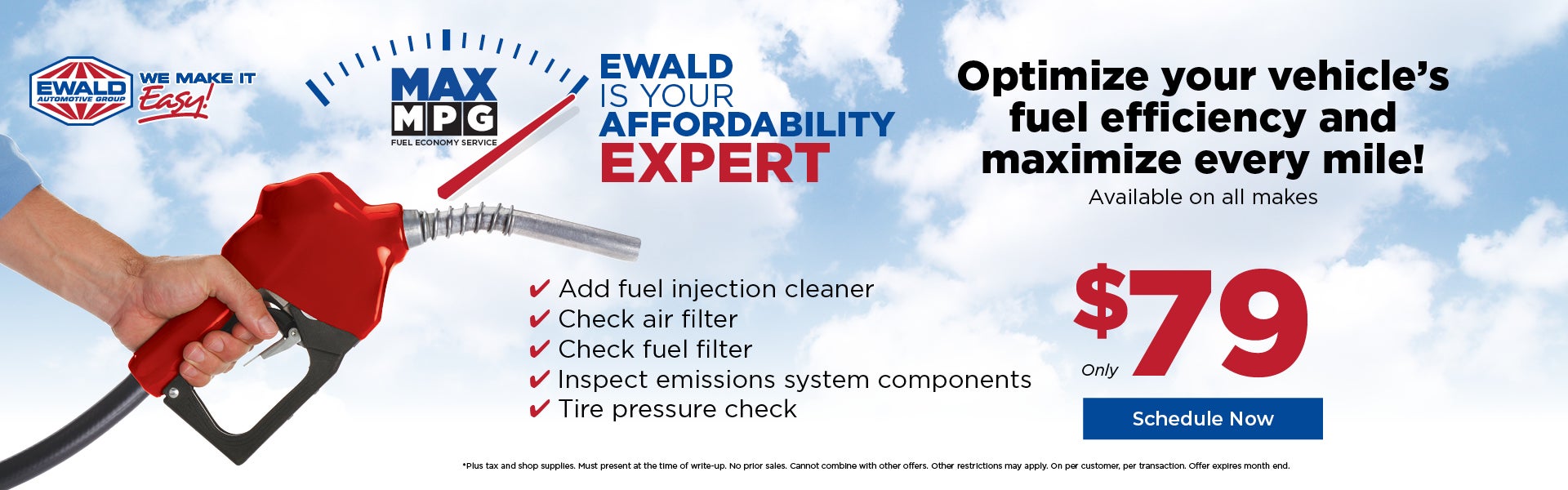 Ewald Max MPG Fuel Efficiency 