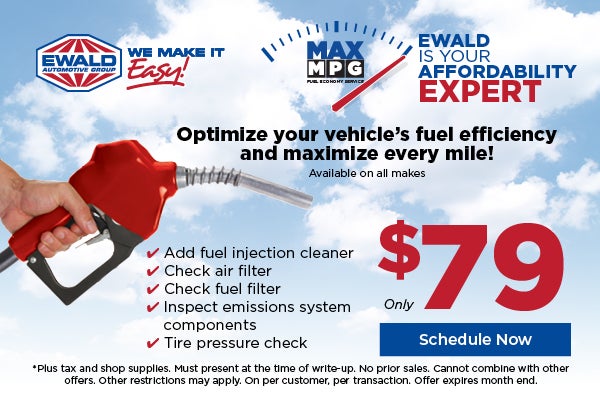 Ewald Max MPG Fuel Efficiency 